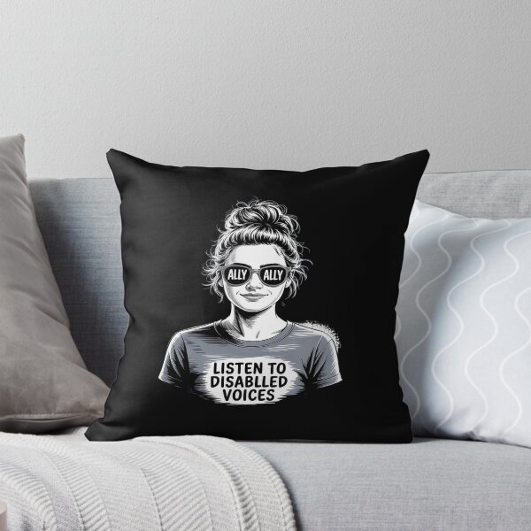 Item preview, Disabled Voices Messy Bun Ally Advocate Disability Awareness designed and sold by LeeEvans222.