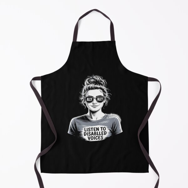 Item preview, Disabled Voices Messy Bun Ally Advocate Disability Awareness designed and sold by LeeEvans222.