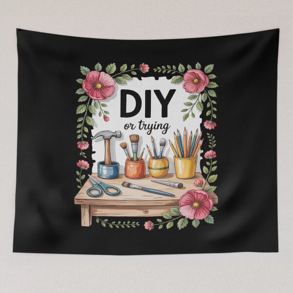 Item preview, DIY or cry trying - Craft Repurpose Upcycle designed and sold by JonBarnes22.