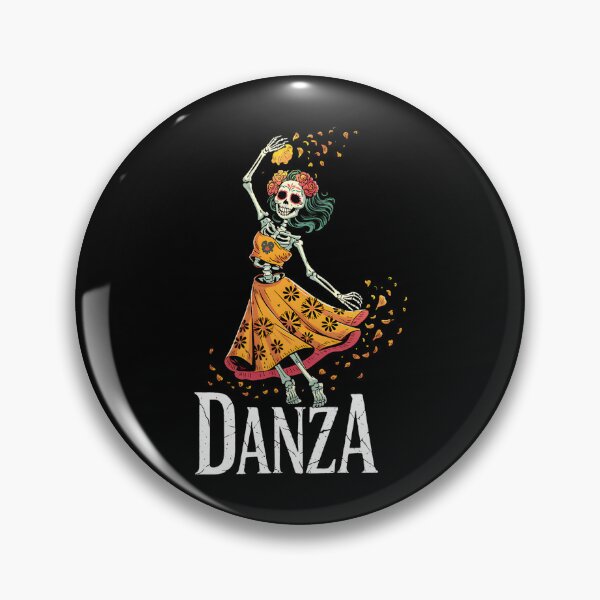 Item preview, Day of the Dead – Colorful Dancing Sugar Skull Calavera Danza Art designed and sold by Taans-Creation.