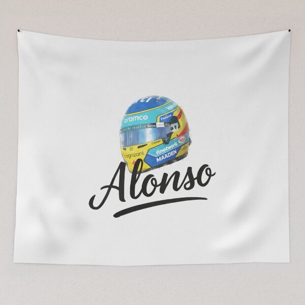 Item preview, Acuarela del casco de Fernando Alonso designed and sold by Maximenguyen.