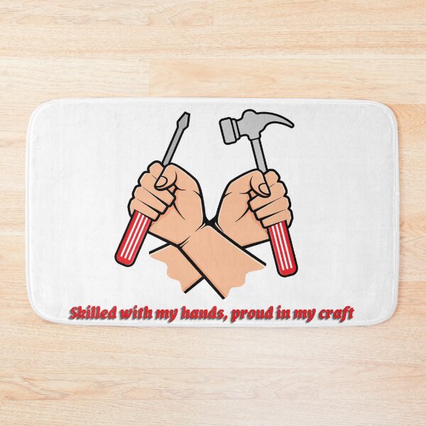 Item preview, Skilled With My Hands - Proud in My Craft Maker designed and sold by Craft Ctyle.