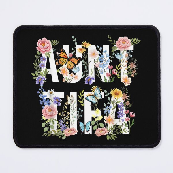 Item preview, Floral Aunt Tifa Anti-Fascism Auntifa Resist Protest Meme designed and sold by ivotee.