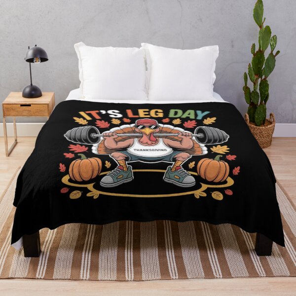 Item preview, It's Leg Day Turkey Running Funny Thanksgiving designed and sold by VladoZork.