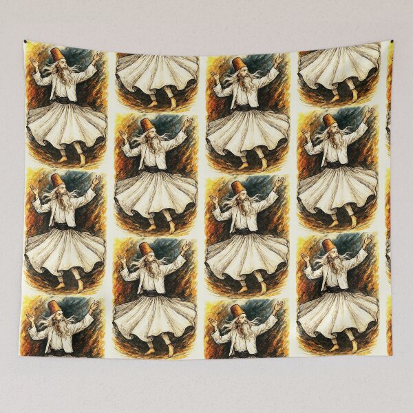 Item preview, Sufi Whirling Dervish designed and sold by Sarcastic designs.