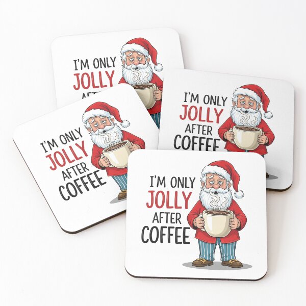 Item preview, Tired Santa Coffee Lover Christmas Png Design designed and sold by Bogologo.