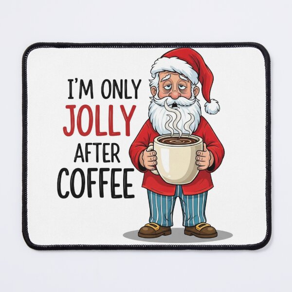 Item preview, Tired Santa Coffee Lover Christmas Png Design designed and sold by Bogologo.