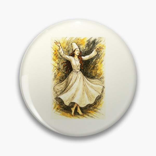 Item preview, Female Sufi Whirling Dervish designed and sold by Sarcastic designs.