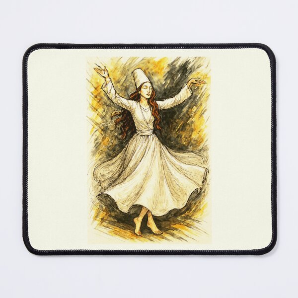 Item preview, Female Sufi Whirling Dervish designed and sold by Sarcastic designs.