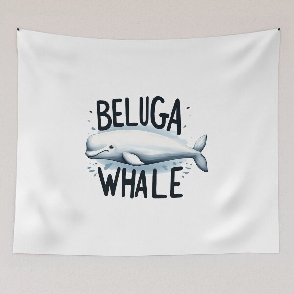 Item preview, Baby beluga whale designed and sold by maximinano100k.