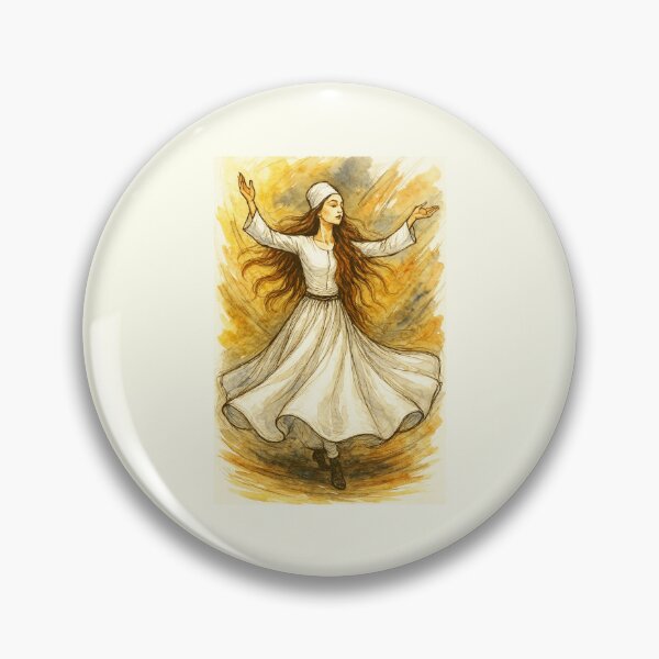 Item preview, Female Sufi Whirling Dervish designed and sold by Sarcastic designs.