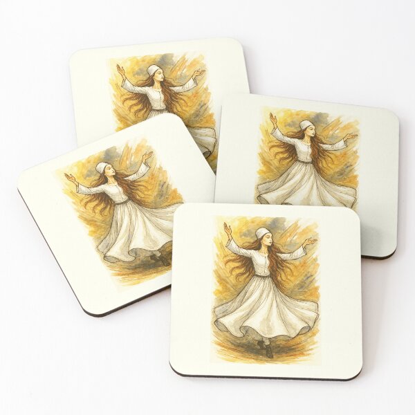 Item preview, Female Sufi Whirling Dervish designed and sold by Sarcastic designs.