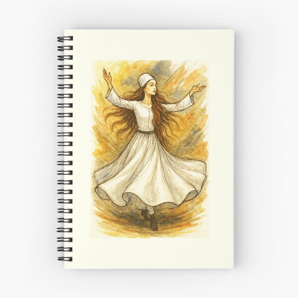 Item preview, Female Sufi Whirling Dervish designed and sold by Sarcastic designs.
