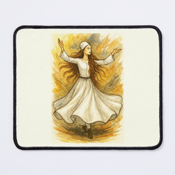 Item preview, Female Sufi Whirling Dervish designed and sold by Sarcastic designs.