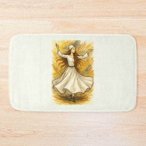 Item preview, Female Sufi Whirling Dervish designed and sold by Sarcastic designs.