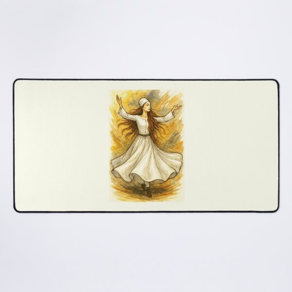 Item preview, Female Sufi Whirling Dervish designed and sold by Sarcastic designs.