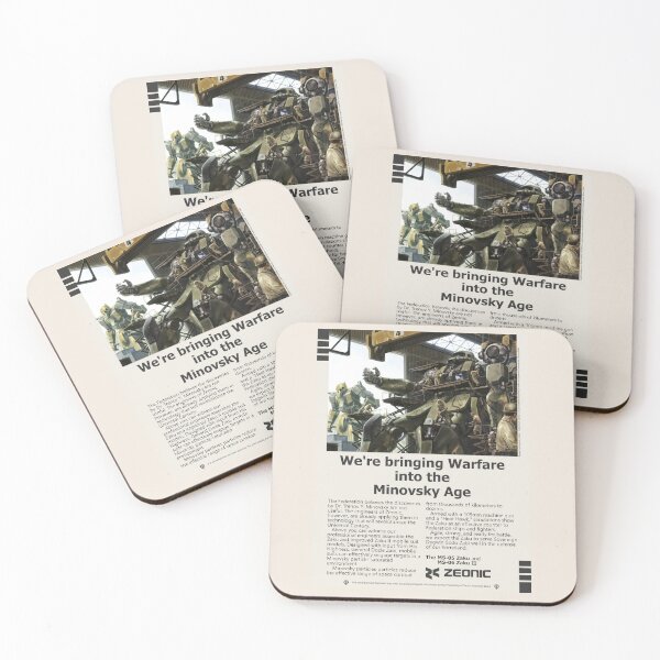 Item preview, Zeonic MS-06 Zaku Retro Advertisement Magazine Printout designed and sold by 1PrairieOutpost.