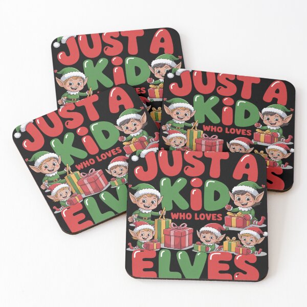 Item preview, Just a Kid Who Loves Elves Christmas designed and sold by VladoZork.