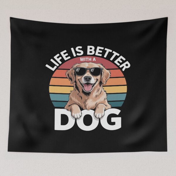 Item preview, Dog Lovers Life Is Better With A Dog designed and sold by JonBarnes22.