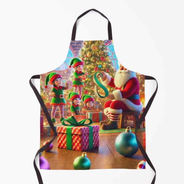 Item preview, Santa’s Little Helpers – Dancing Elf Workshop Art designed and sold by DJRob1337 Productions.