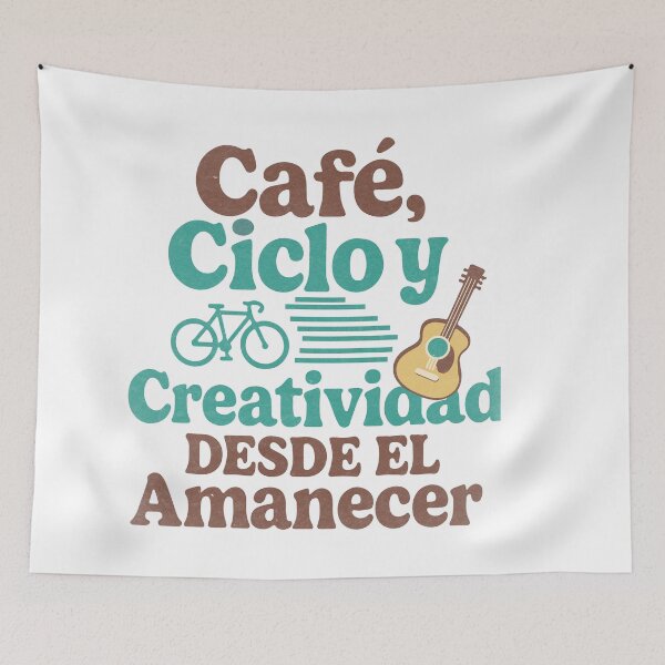 Item preview, Café, Ciclo y Creatividad Desde el Amanecer | Diseño Vintage para Amantes de la Bicicleta, el Café y la Música designed and sold by threeABinks.