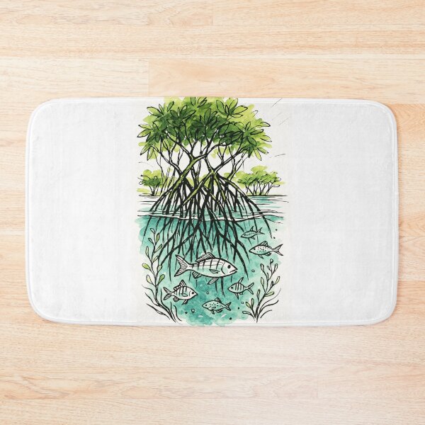 Item preview, Mangrove - Underwater Nature View vibe designed and sold by Sarcastic designs.