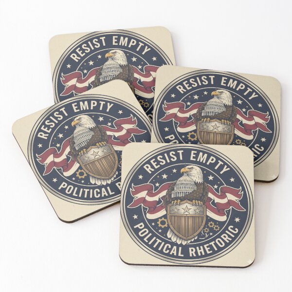Item preview, Resist Empty Political Rhetoric designed and sold by Mission Top-Secret Co..