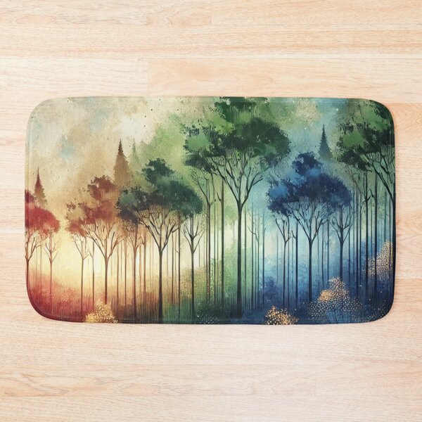 Item preview, Chromatic Whisperwood: An Abstract Watercolour Forest Symphony designed and sold by Dream Bloom Gallery.