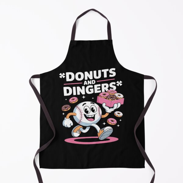 Item preview, Donuts And Dingers Baseball Fan Humor Donut designed and sold by JulienAureo.