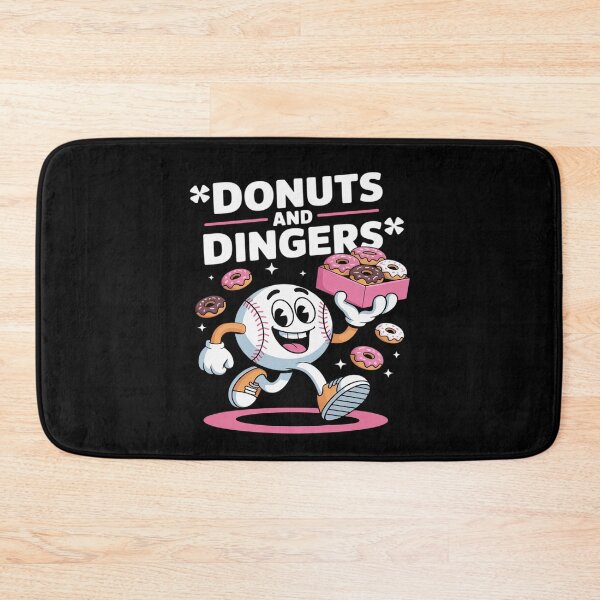 Item preview, Donuts And Dingers Baseball Fan Humor Donut designed and sold by JulienAureo.
