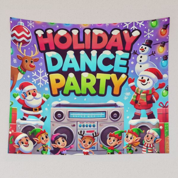 Item preview, Holiday Dance Party – Festive Christmas Album Art designed and sold by DJRob1337 Productions.
