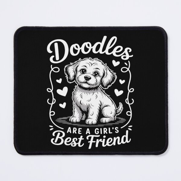 Item preview, Doodles Are A Girl's Best Friend Golden Labradoodle Doodle designed and sold by JulienAureo.