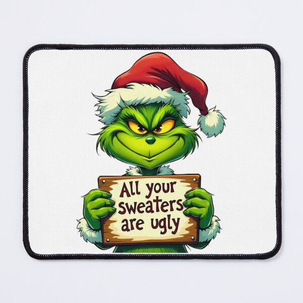 Item preview, The Grinch Christmas Sweater Joke | Funny Holiday Quote Design designed and sold by NoemiDonaldson.