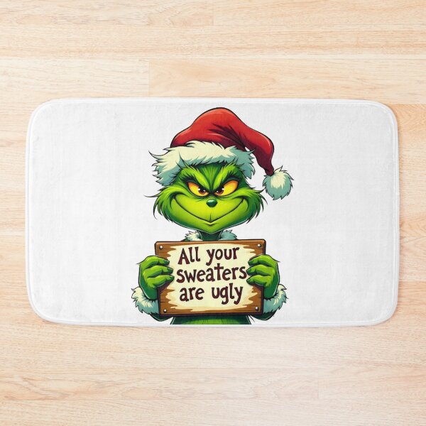 Item preview, The Grinch Christmas Sweater Joke | Funny Holiday Quote Design designed and sold by NoemiDonaldson.