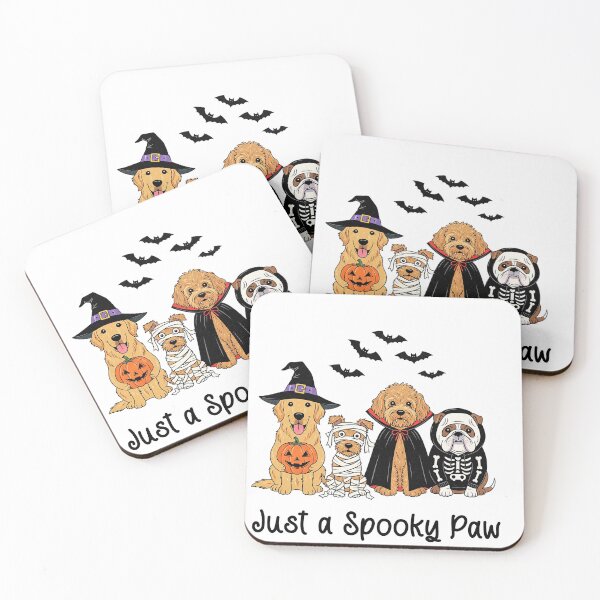 Item preview, Just a spooky paw, Funny Halloween Dog Pumpkin designed and sold by Timeless Bond Designs.
