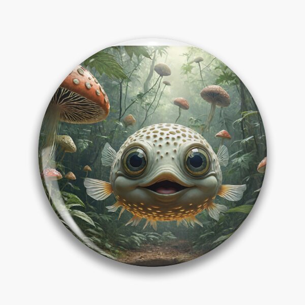 Item preview, The Airfish in the Mushroom Forest designed and sold by iaharve.