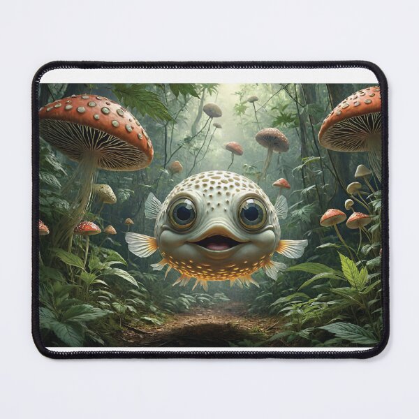 Item preview, The Airfish in the Mushroom Forest designed and sold by iaharve.