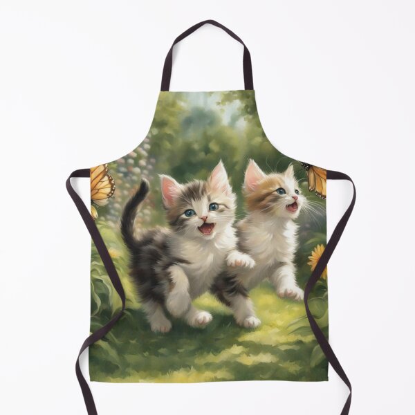 Item preview, The Joy of the Chase: Kittens and Butterflies designed and sold by iaharve.