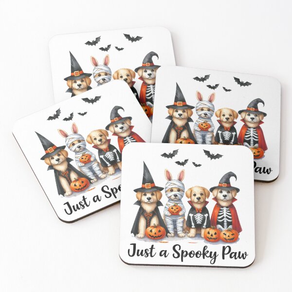Item preview, Just a spooky paw, Funny Halloween Dog Pumpkin designed and sold by Timeless Bond Designs.