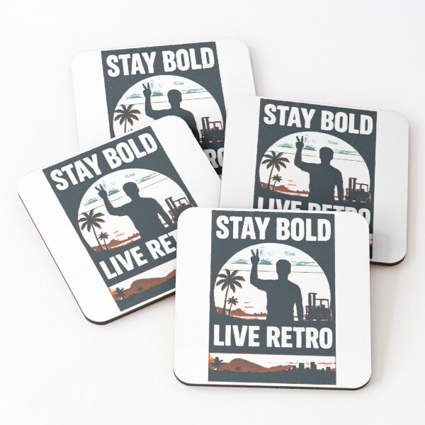 Item preview, Stay Bold – Live Retro designed and sold by RetroNibylander.