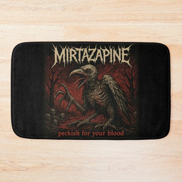 Item preview, Mirtazapine - my fake death metal band designed and sold by Blokey Aarsevark.