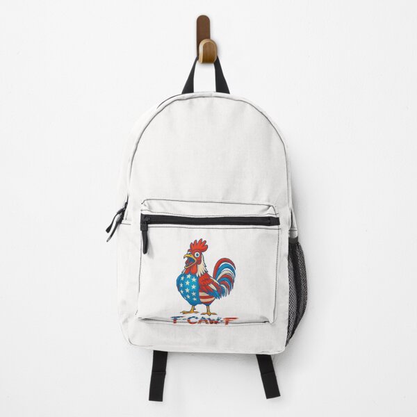 Item preview, F-Caw-F Funny Chicken Rooster Meme Usa Flag Pattern designed and sold by merlinnears.