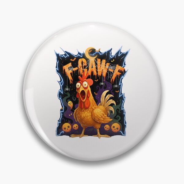 Item preview, Funny Halloween Chicken F-Caw-F designed and sold by merlinnears.