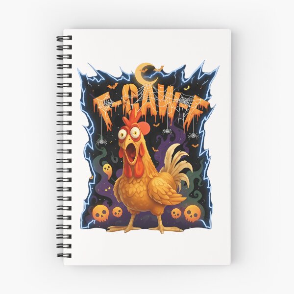 Item preview, Funny Halloween Chicken F-Caw-F designed and sold by merlinnears.
