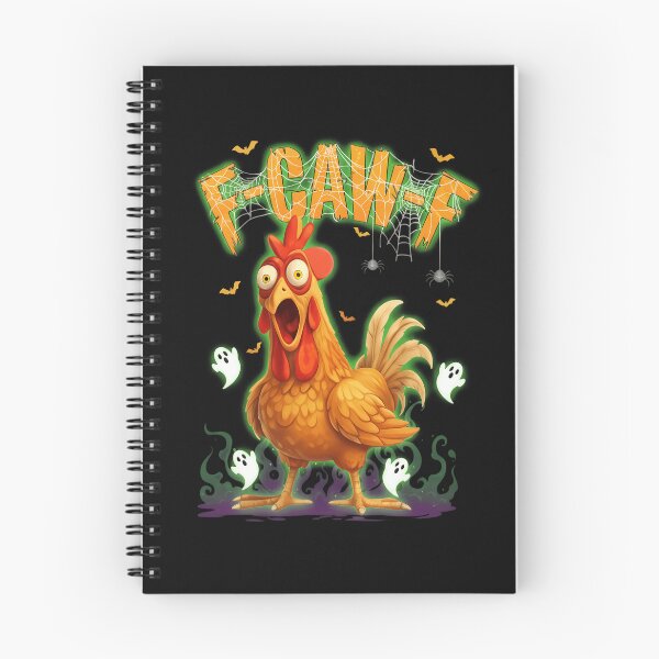 Item preview, Chicken F-Caw-F Spider Web Halloween designed and sold by merlinnears.