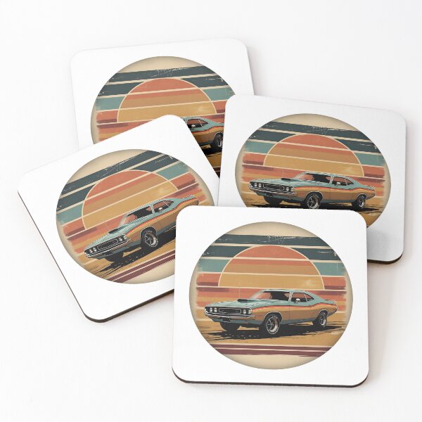 Artikelvorschau, Retro Auto, T-Shirt entworfen und verkauft von RisingWolfStudio.