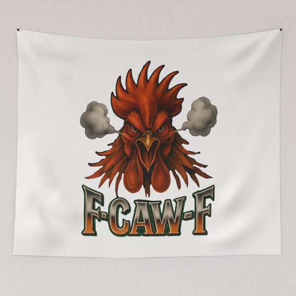 Item preview, F-Caw-F Funny Chicken F Caw F Rooster Meme Fcawf Men Women  designed and sold by merlinnears.