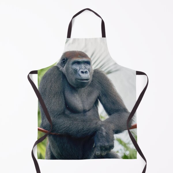 Item preview, Curious Gorilla Standing Tall designed and sold by rawshutterbug.