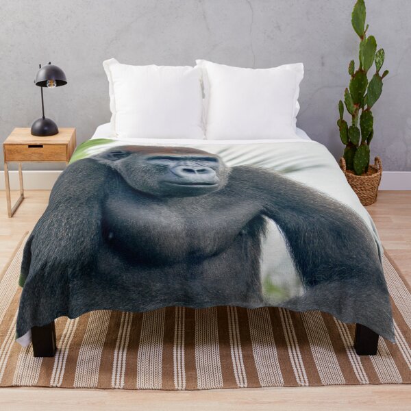 Item preview, Curious Gorilla Standing Tall designed and sold by rawshutterbug.