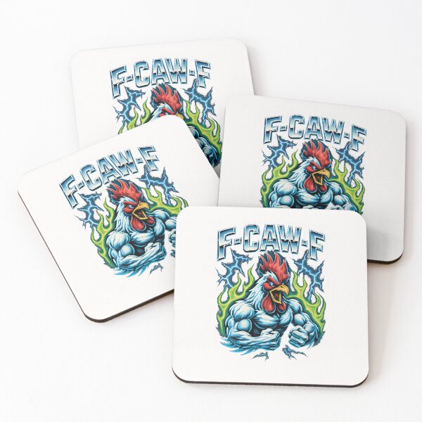 Item preview, F Caw F Funny Rooster F-Caw-F Chicken Meme Humor Fcawf Men  designed and sold by merlinnears.